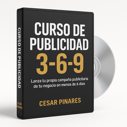 Curso de Publicidad 3-6-9 & Cómo Iniciar Tu Negocio Gastronómico