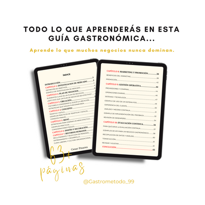 Curso de Publicidad 3-6-9 & Cómo Iniciar Tu Negocio Gastronómico